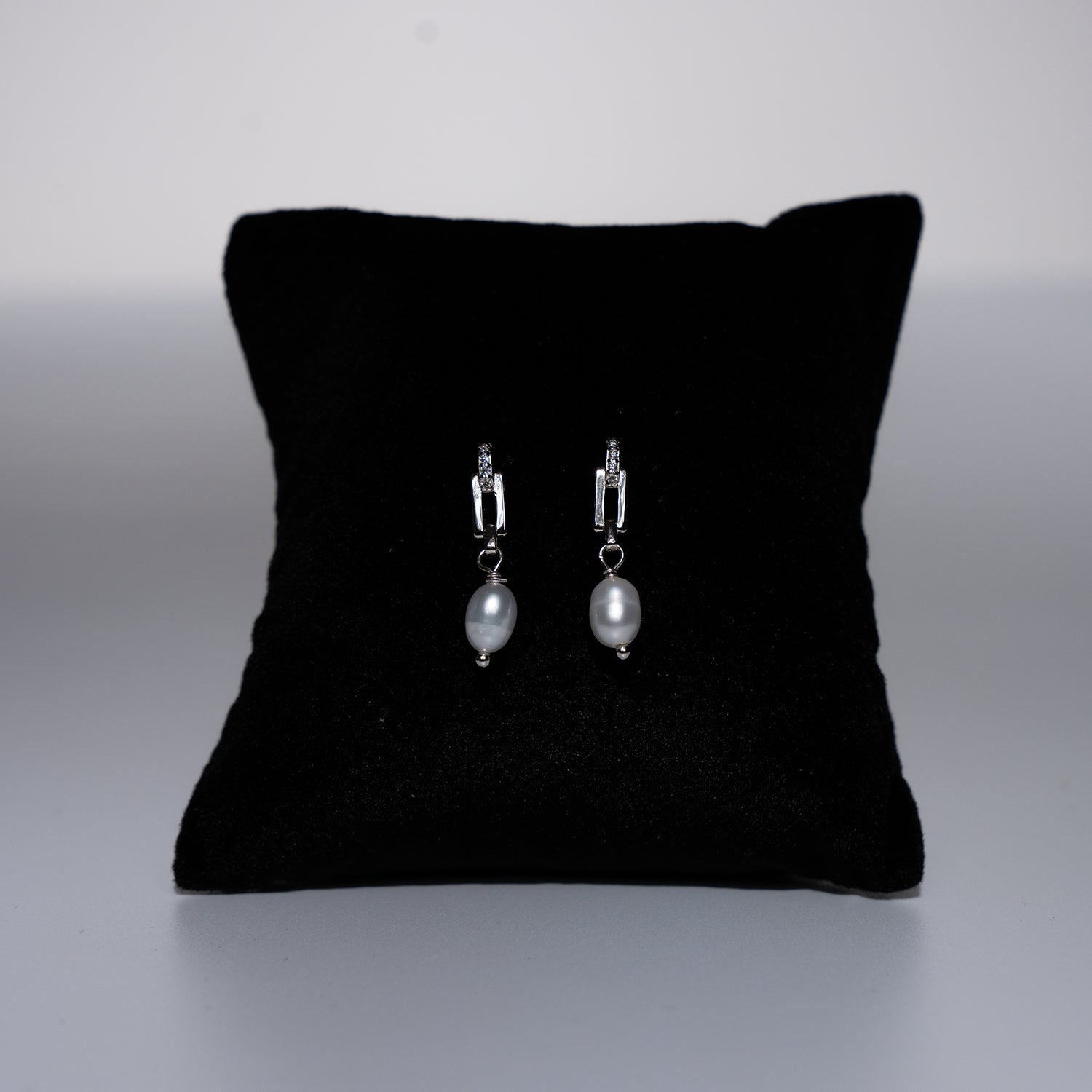 Boucles d'Oreilles "Perles Union" Argent